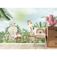 thumbnail image 3 of Muravie Cute Animals In The Forest 3D Kids Wallpaper, 3 of 3