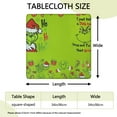 thumbnail image 2 of Square Tablecloth with Elastic Edges 34 * 34 Inch Waterproof Table Cover Washable Indoor and Outdoor for Party Kitchen Dinner Banquet Patio Picnic, 2 of 3