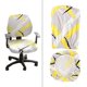 thumbnail image 4 of Funda giratoria extraíble para silla de ordenador, lavable a máquina, suave, a prueba de polvo, de poliéster, giratoria, para silla de ordenador, F Sunnimix funda para sillas de oficina, 4 of 8