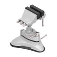 thumbnail image 4 of ESTINK Aluminum Alloy Bench Vise,Bench Vise Flat Push Type Mini Table Jaw With Suction Cup Base Desktop Clamping Tool SK-293,Suction Cup Bench Vise, 4 of 8
