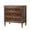 WALNUT, variant on Farmhouse 3-Drawer End Table with Tray Storage and Charging Station for Sofa, Recliner or Chair Acorn