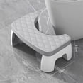 thumbnail image 4 of Taburete de Inodoro Ergonómico para Adultos, Niños y Embarazadas: Portátil Antideslizante con Asiento Extraíble, Color Gris, 4 of 8