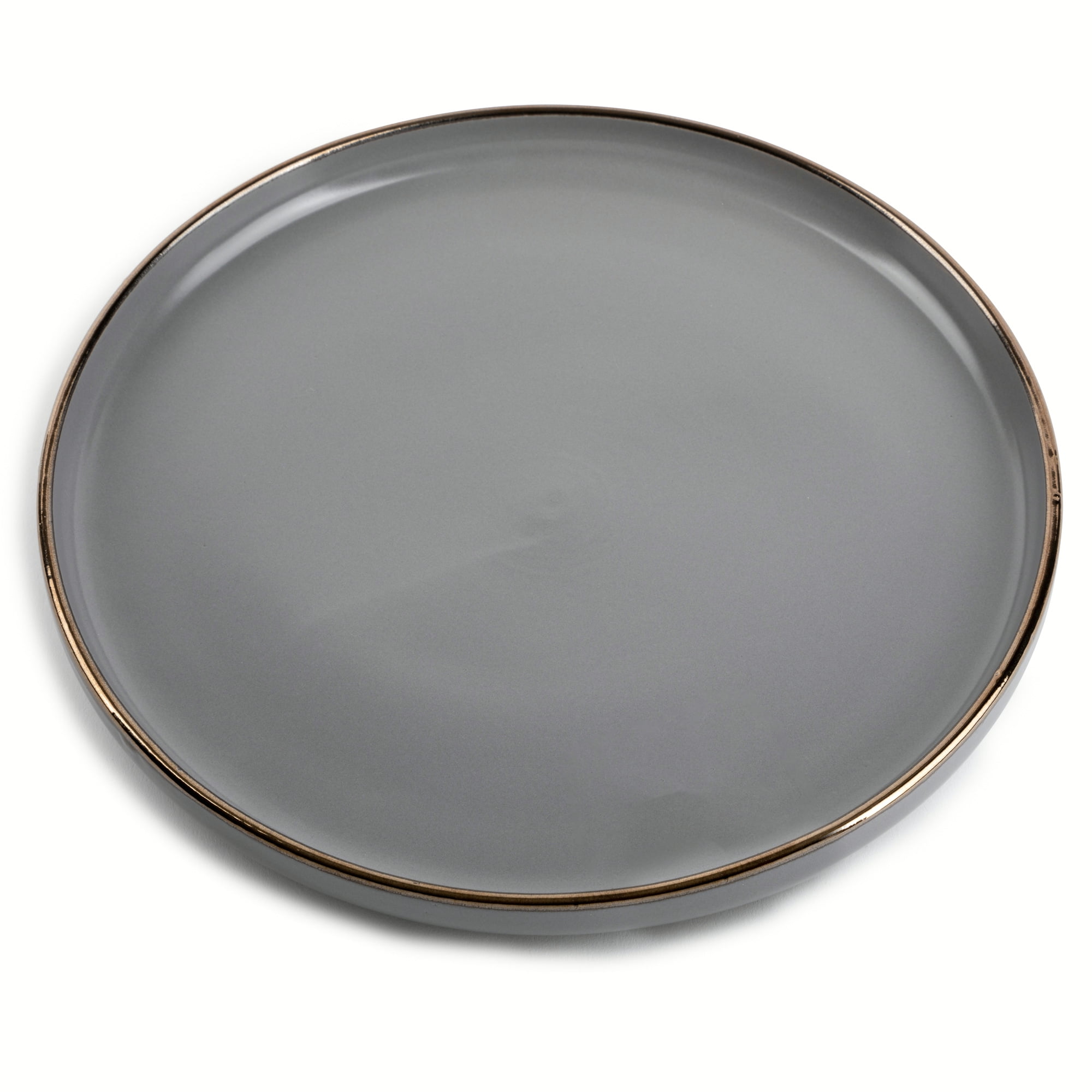 Thyme & Table Ava Stoneware Dinner Plate, Gray
