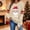 Khaki, variant on Christmas Sweatshirts for Womens Long Sleeve Crew Neck Christmas Print Sweatshirt Holiday Long Sleeve Pullover Tops