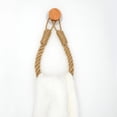 thumbnail image 6 of Djiypn Wall Mounted Toilet Paper Holder with Wooden Bead - Elegant and Functional Bathroom Storage Solution Perfect for Small Spaces, RVs, and Apartments - Versatile for Towels and Curtain Decor, 6 of 7