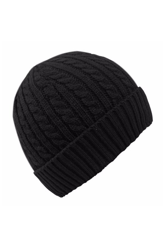 Fashionable Unisex Thick Warm Twisted Cable Knit Winter Beanie Cap Hat