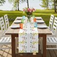 thumbnail image 4 of Table Runners 36 Inches Long Dress Scarves, Eucalyptus Leaves Farmhouse Kitchen Table Runner, Short Coffee Tablerunners, Spring Country Botanical Flowers Floral 13x36 Inch, 4 of 9