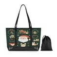 thumbnail image 7 of FORMRS Canvas Laptop Tote Bag for Women with 15.6" Computer Compartments Shoulder Handbag, Whimsical Christmas, 7 of 7