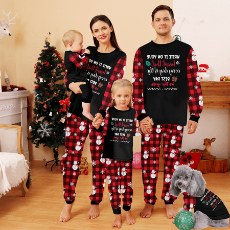 

Christmas Matching Christmas PJs Comfortable Holiday Family Jammies Pajamas for Couples and Kids Baby Sleepwear
