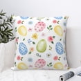 thumbnail image 4 of Pofeuu Easter Egg3 Print Double-sided plush pillowcase Square Throw Pillow Covers Pillows Cover for Living Room Bedroom Sofa Couch Cushion Cover（No pillow core）-12"x12", 4 of 7