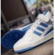 thumbnail image 3 of US Men's Sizes 9-11 Forum 84 Low Goat Skin White Trace Royal Shoes JI4658, 3 of 6