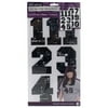 Next Style 3" Distressed Black Numbers, 1 Each