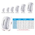 thumbnail image 2 of Unique Bargains 30-40L Waterproof Backpack Rain Cover with Vertical Reflective Strap, S, Silver Tone, 2 of 5