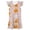 Z48 Pink, variant on Yuncity Girl Halloween Dress Crew Neck Ruffle Sleeve Ghost Pumpkin Print Sweet Casual Nightdress Size 3-4 Years Black