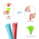 thumbnail image 2 of 100 unids/pack bolsas de plástico para congelador molde para hacer helados DIY Yogurt bebidas de verano con embudo, 2 of 6