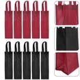 thumbnail image 3 of 10pcs Wine Bottle Packing Bags Non-woven Cloth Bags Handheld Wine Bottle Gift Bags, 3 of 9