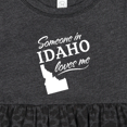 thumbnail image 4 of Inktastic Someone in Idaho Loves Me Girls Baby Dress, 4 of 5