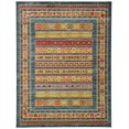 thumbnail image 2 of Unique Loom Fars Collection Tribal Modern Casual Area Rug, 9 x 12 Feet, Blue/Red, 2 of 5