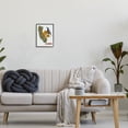 thumbnail image 2 of Stupell Industries California State Poppy Flowers Quail Bird Floral Details Graphic Art Black Framed Art Print Wall Art, Design by Valentina Harper, 2 of 7