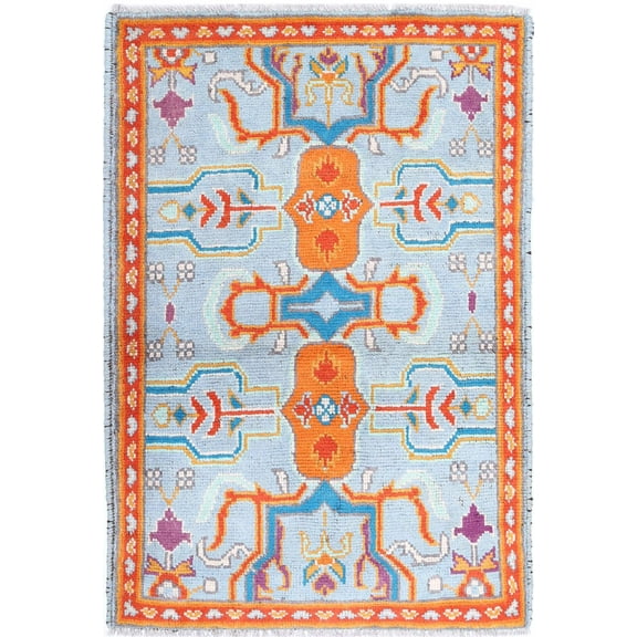 Hand Knotted Baluch Revival Wool Rug - 2'8'' x 4'0''