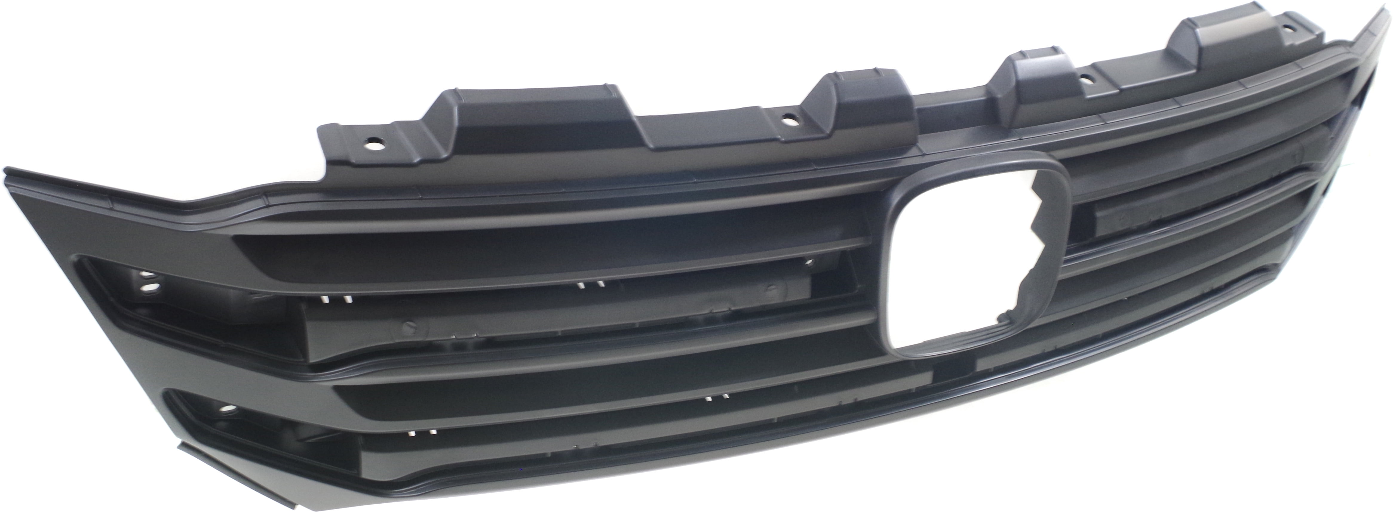 Grille Assembly Compatible With 2016-2018 Honda Pilot Textured Shell and Insert