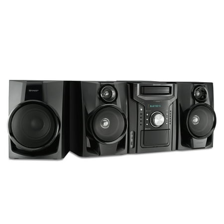 UPC: 0074000378438 | Sharp CD-BHS1050 350W 5-Disc Mini Shelf Speaker/Subwoofer System