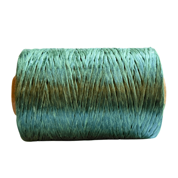 Kulay Artificial Deer Sinew Dark Olive Green Waxed Flat Poly Thread for Beading Craft and Sewing (1 Spool, 5-Ply, 8 Oz, 300 Yards or 900 Feet)