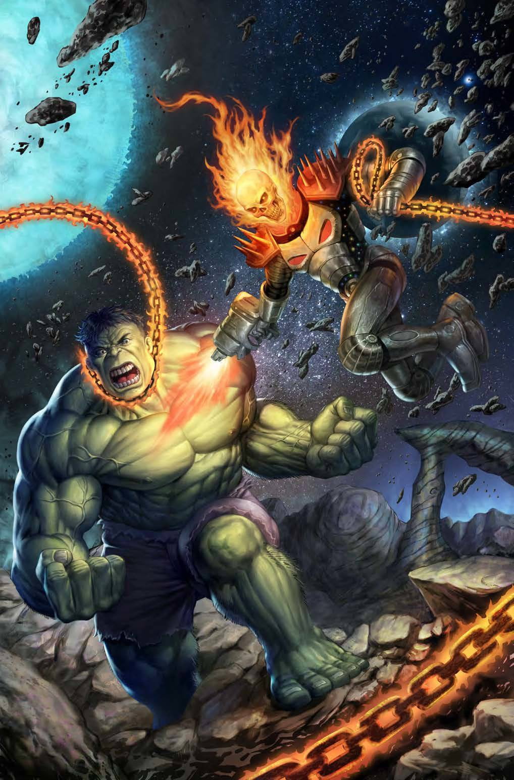 Marvel The Immortal Hulk 6 Cosmic Ghost Rider Variant Cover Walmart Com Walmart Com