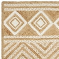 thumbnail image 3 of SAFAVIEH Natural Fiber Davina Geometric Braided Jute Area Rug, Natural/Ivory, 6' x 9', 3 of 4