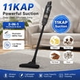 thumbnail image 2 of Powerful Household Vacuum Cleaner, Cordless, Upright, Anti-Tangle Design, Suitable for Hardwood Floors, Carpets, Pet Hair, And Other Household Cleaning Needs, 2 of 6