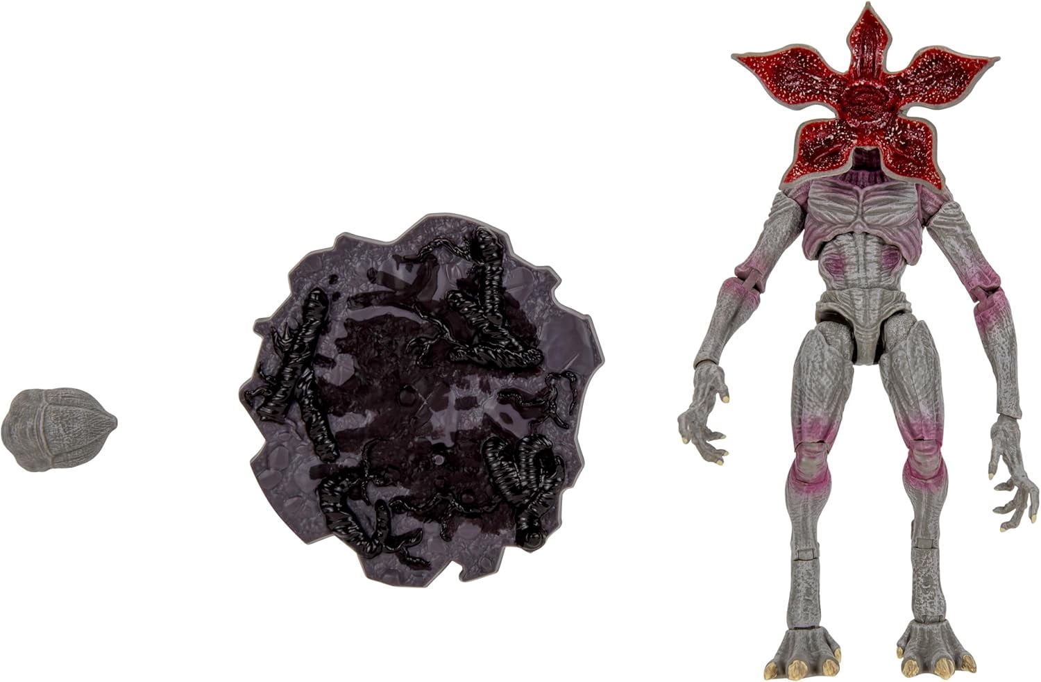 Stranger Things Demogorgon Upside Down Collector Figure - 6-Inch Highly Detailed Figure with Alternate Head and Environmental Display Base