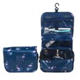 thumbnail image 1 of Bolsa de lavado de viaje Bolsa de almacenamiento de cosméticos impermeable multifuncional Plegable de mano TFixol  Azul&pájaro azul marino, 1 of 7