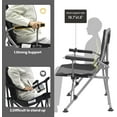 thumbnail image 5 of Heavy Duty Camping Chair, Durable Padded Folding Chair, 5 of 6