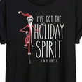 thumbnail image 3 of The Nightmare Before Christmas - Holiday Spirit In My Bones - Juniors Ideal Flowy Muscle T-Shirt, 3 of 5
