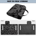 thumbnail image 5 of COEQINE Golf Cart Seat Covers with Carry Handle, Comfortable Golf Cart Seat Towel Blanket, Halloween Decor Fits for EZGO Yamaha Club Car and Other 2-Seat Golf Carts, Gray Bat Cobweb Print, 5 of 8