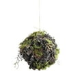 thumbnail image 4 of 5.9 Inch Artificial Moss Topiary Balls, Large Handmade Brownery Balls for Outdoor Decor, Garden, Patio, Wedding Centerpieces, and Indoor Home Party Displays, 4 of 6