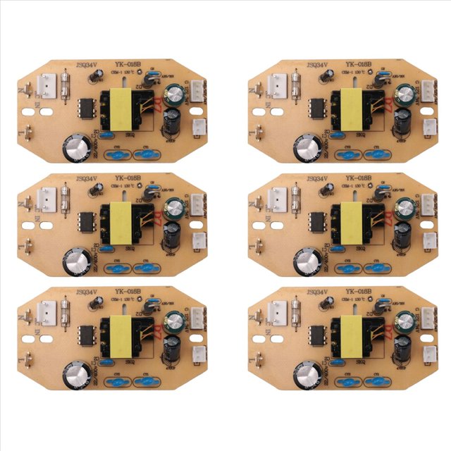 6X 12V 34V 35W Placa de Humidificador Universal Pieza de Repuesto Componente Placa de Circuito de Atomización Fuente de Alimentación de Control del Módulo