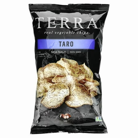 Terra Real Vegetable Chips Taro Sea Salt -- 5 oz Pack of 2