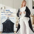 thumbnail image 7 of Heated Wearable Blanket with Feet, 2026 Upgrade Heated Wearable Blanket, 50"X70" Electric Blanket Heated Robe for Home, 10 Heating Levels Robe Snuggie Blankets for Mom(Beige), 7 of 7