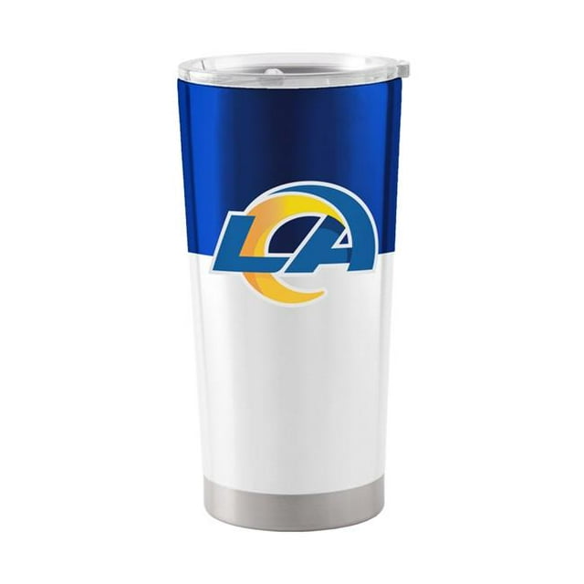 Logo Chaise 629-S20T-11 Gobelet en Acier Inoxydable 20 oz NFL Los Angeles Rams Colorblock