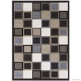 thumbnail image 2 of Allstar Brown Modern Geometric Brown square design Area Rug (7' 9" x 10' 5"), 2 of 7