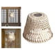 thumbnail image 5 of Bambú Colgante Colgante Pantalla Rústica, Guardia Reemplazo Decoración Techo Linterna Cubierta Cubierta Durable 13cmx17cm Sunnimix Pantalla de lámpara, 5 of 8