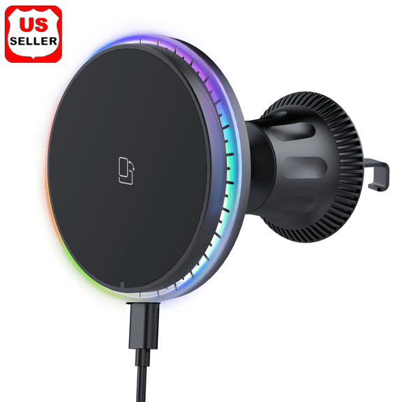 For MagSafe Charger 15W Magnetic Wireless Charger Qi Fast Charging Pad for iPhone 15 14 13 12 11 Pro XR Xs Samsung