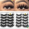 thumbnail image 1 of SKONHED 5 Pairs 3D Faux Mink Hair False Eyelashes Wispy Fluffy Long/3D101/3D120/3D-127 Gao Jiahui  unisex, 1 of 1