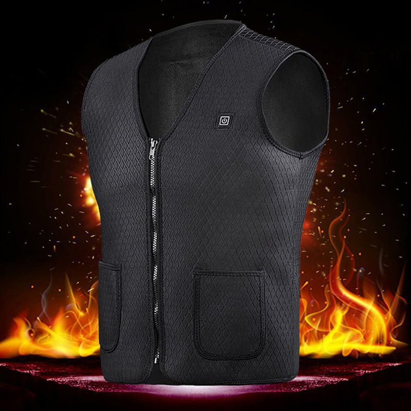 Details about   Electric USB Winter Heated Warm Vest Men Women Heating Clothings Coat V8I3 