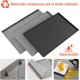 thumbnail image 3 of Tapete Escurridor de Trastes para Fregadero de Cocina, Alfombrilla Impermeable de Silicona, Protector para Gabinete y Mueble, Accesorios Prácticos para Cocina y Baño (Negro, 86×56cm), 3 of 4