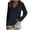 Black, variant on TACILIP V Neck Long Sleeve Shirts for Women Casual Fall Tops Loose Pullover Women Fall Clothes Spring Fall Fashion, Gifts for Women