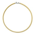 thumbnail image 1 of 925 Sterling Silver and Flash Gold-plated Reversible 3mm Cubetto Necklace 16 Inch, 1 of 3