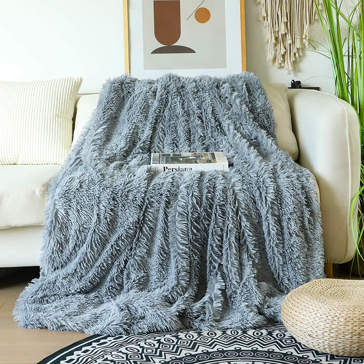 Faux fur bedspreads hotsell
