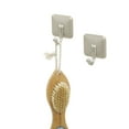 thumbnail image 4 of Mainstays Large Adhesive Hook Set of 2, Satin, 4 of 10